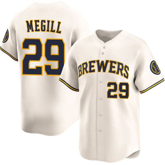 Milwaukee Brewers #29 Trevor Megill Cream RONA 2025 Limited Stitched Jersey