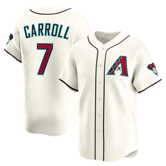 Arizona Diamondbacks #7 Corbin Carroll Cream RONA Home Limited Player Jersey