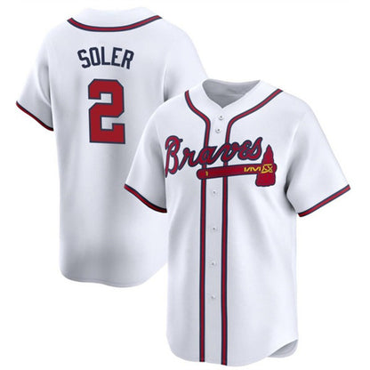 Atlanta Braves #2 Jorge Soler White RONA 2024 Home Limited Stitched Jersey