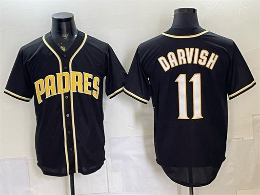 San Diego Padres #11 Yu Darvish 2026 Fashion Replica Black RONA Out Stitched Jersey