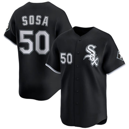 Chicago White Sox #50 Lenyn Sosa Black RONA 2025 Alternate Limited Stitched Jersey