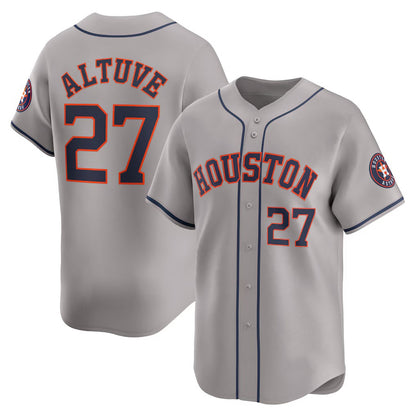 Houston Astros #27 Jose Altuve Gray RONA Away Limited Player Jersey