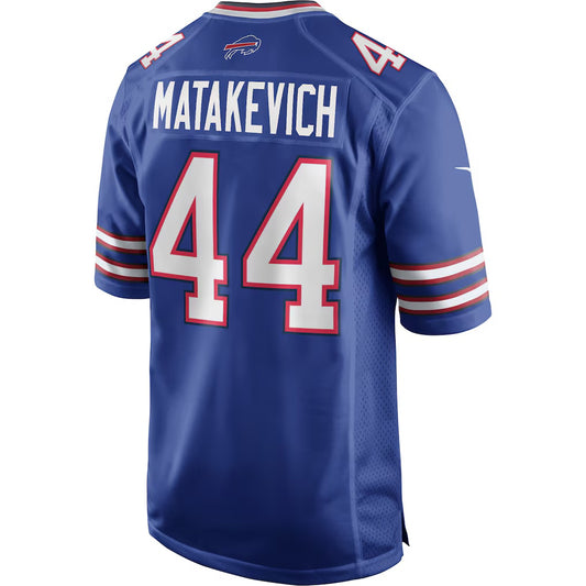 B.Bills #44 Tyler Matakevich Royal RONA Game Player Jersey