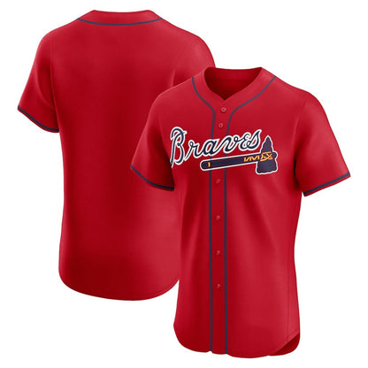 Atlanta Braves Red RONA Alternate Elite Jersey