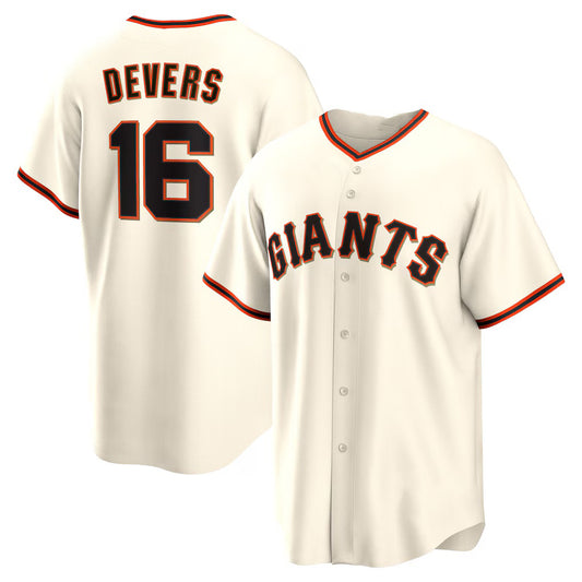 San Francisco Giants #16 Rafael Devers White RONA Home Replica Player Jersey