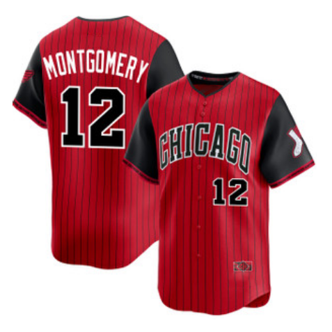 Chicago White Sox #12 Colson Montgomery Red Black RONA 2025 City Connect Limited Stitched Jersey