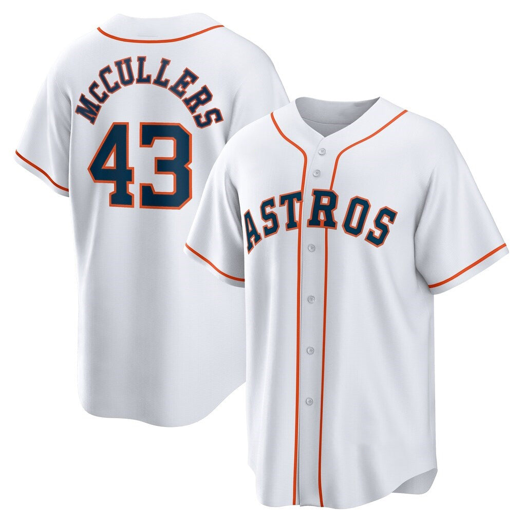Houston Astros #43 Lance McCullers Jr. White RONA Home Replica Jersey