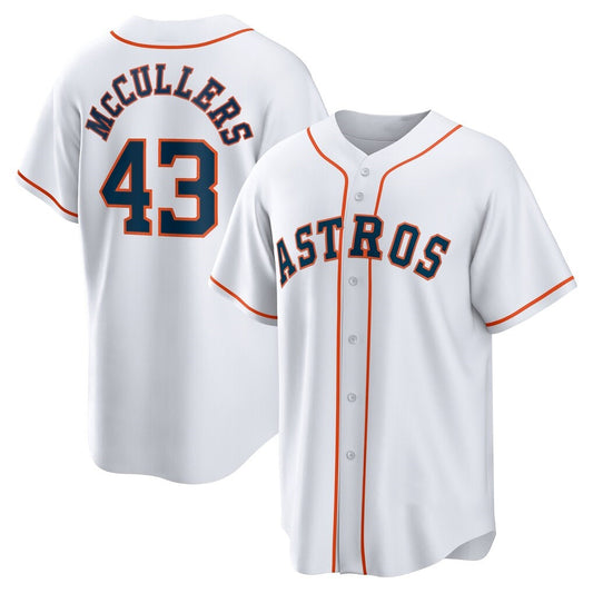 Houston Astros #43 Lance McCullers Jr. White RONA Home Replica Jersey