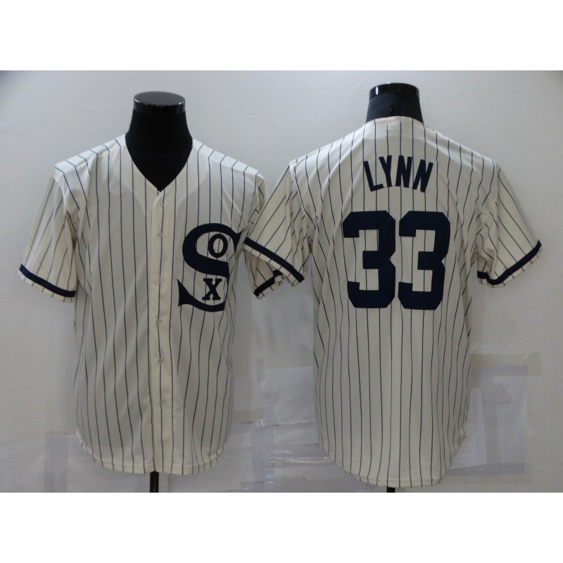 Chicago White Sox #33 Lance Lynn 2021 Cream RONA Field of Dreams Name Cool Base Stitched Jersey
