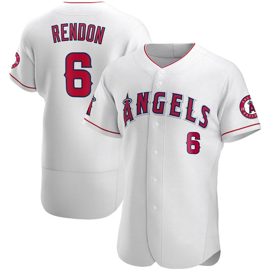 Los Angeles Angels #6 Anthony Rendon White RONA Authentic Player Jersey