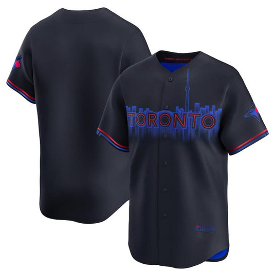 Toronto Blue Jays Blank Black RONA 2024 City Connect Limited Stitched Jersey