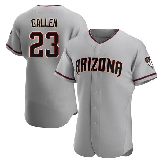 Arizona Diamondbacks #23 Zac Gallen Player Gray RONA Road Limited Elite Home Game Stitched Jerseys