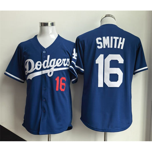 Los Angeles Dodgers #16 Will Smith Royal RONA Limited Stitched Jersey