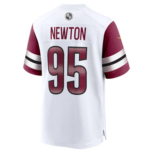W.Commanders #95 Jer'Zhan Newton White RONA Game Jersey