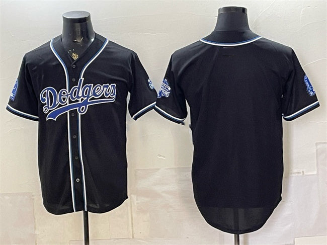 Los Angeles Dodgers Blank B2B Champs 2026 Black RONA Out Style Vapor Limited Stitched Jersey