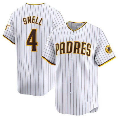 San Diego Padres #4 Blake Snell White RONA 2024 Home Limited Stitched Jersey