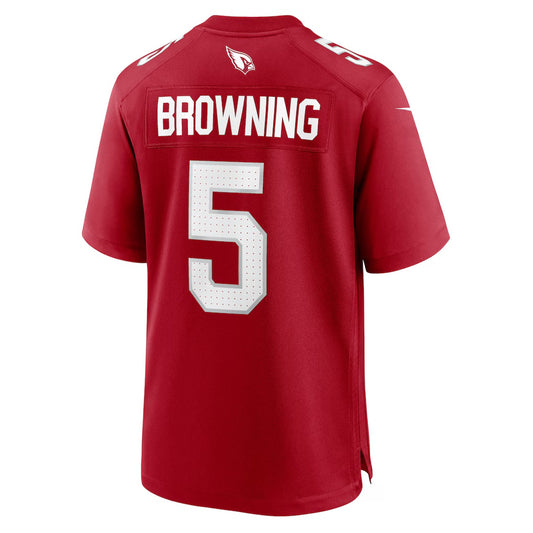 A.Cardinals #5 Baron Browning Cardinal RONA Team Game Jersey