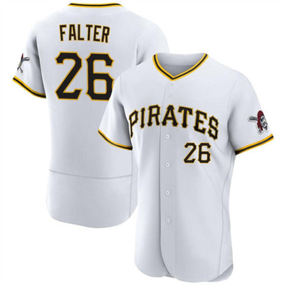 Pittsburgh Pirates #26 Bailey Falter White RONA Flex Base Stitched Jersey