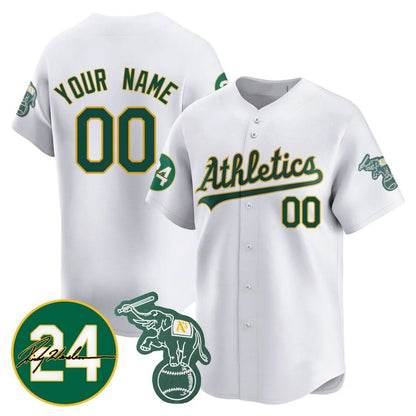 Custom Oakland Athletics White RONA Jersey - Personalized