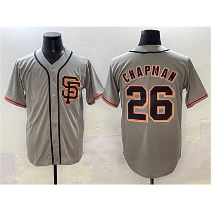 San Francisco Giants #26 Matt Chapman Gray RONA Cool Base Stitched Jersey