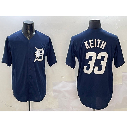 Detroit Tigers #33 Colt Keith Navy RONA Cool Base Stitched Jersey