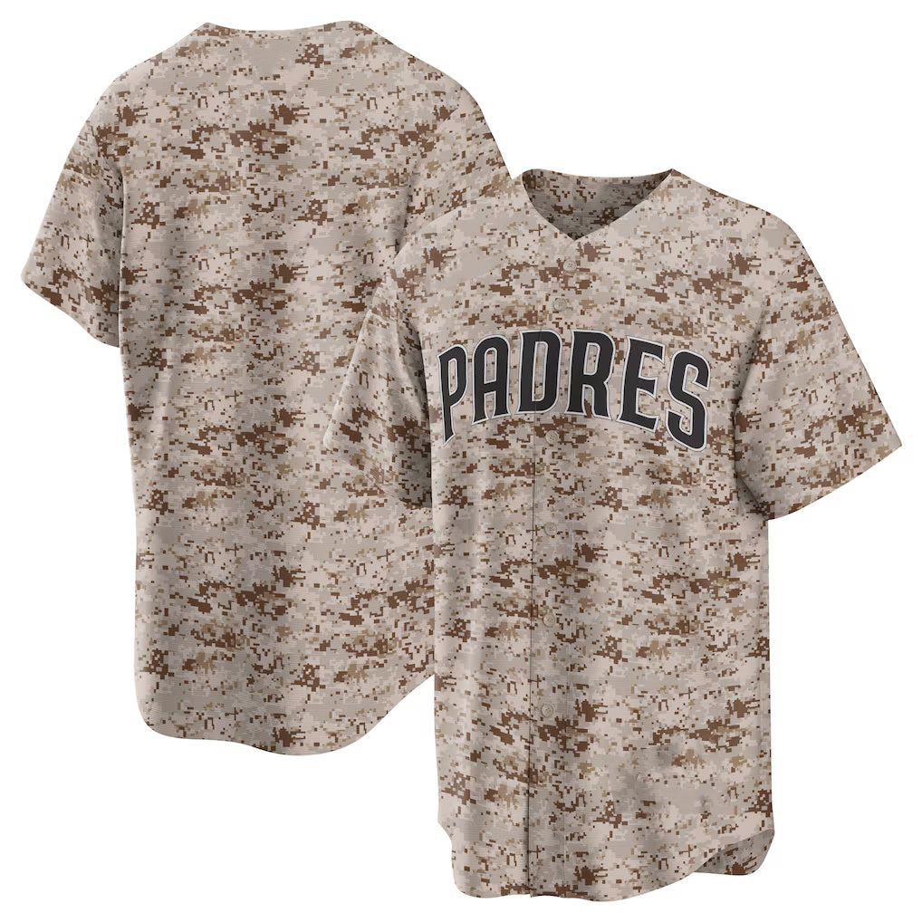 San Diego Padres Camo RONA USMC Alternate Replica Team Jersey