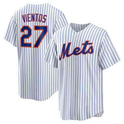 New York Mets #27 Mark Vientos White RONA Home Replica Jersey