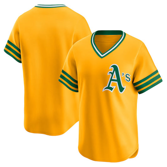 Oakland Athletics Gold RONA Cooperstown Collection Limited Jersey