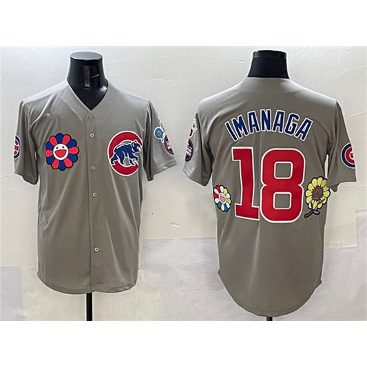 Chicago Cubs #18 Sh¨­ta Imanaga Gray RONA 2025 Tokyo Series Limited Stitched Jersey