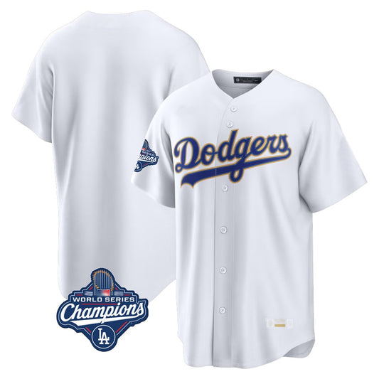 Los Angeles Dodgers Blank Player Gold White RONA 2026 Collection Stadium Limited World Series Meet Stitched Jerseys