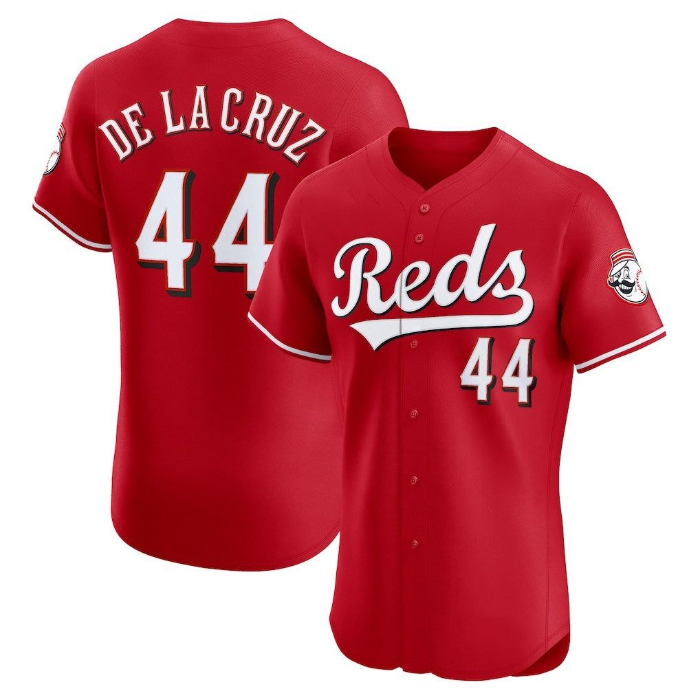 Cincinnati Reds #44 Elly De La Cruz Red RONA Alternate Elite Jersey