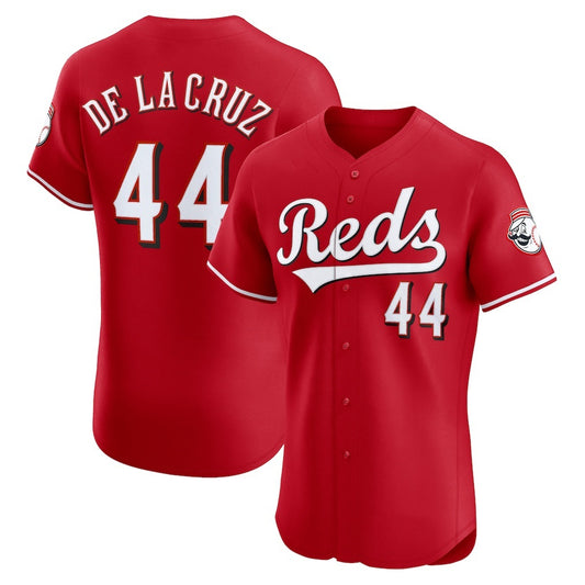Cincinnati Reds #44 Elly De La Cruz Red RONA Alternate Elite Jersey