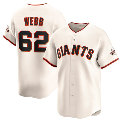 San Francisco Giants #62 Logan Webb Cream RONA Home Limited Player Jersey