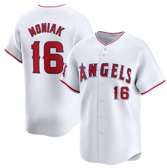 Los Angeles Angels #16 Mickey Moniak White RONA Home Limited Stitched Jersey