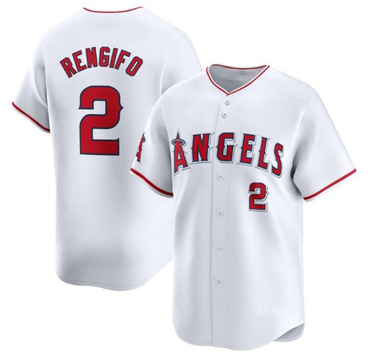 Los Angeles Angels #2 Luis Rengifo White RONA Home Limited Stitched Jersey