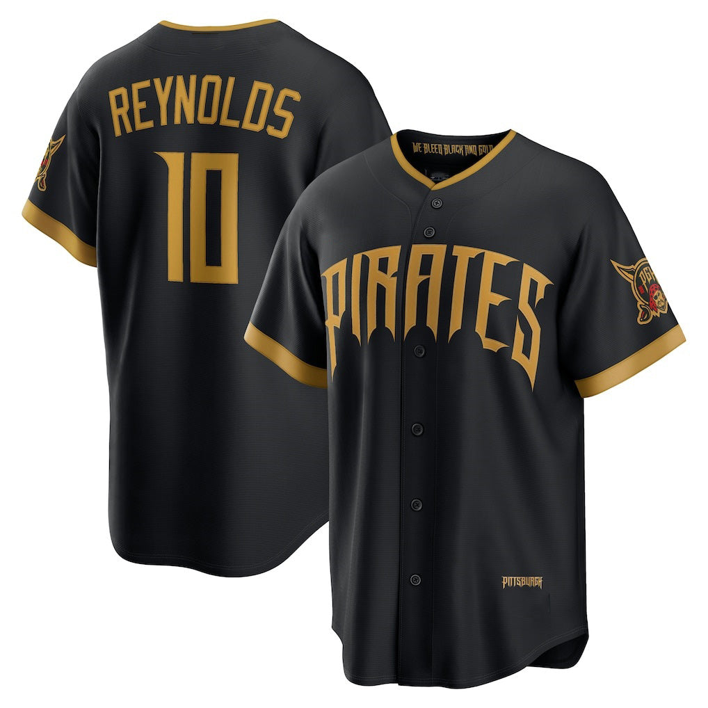 Pittsburgh Pirates #10 Bryan Reynolds Black RONA 2026 City Connect Stadium Jersey