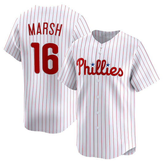 Philadelphia Phillies #16 Brandon Marsh White RONA Home Limited Player Jersey