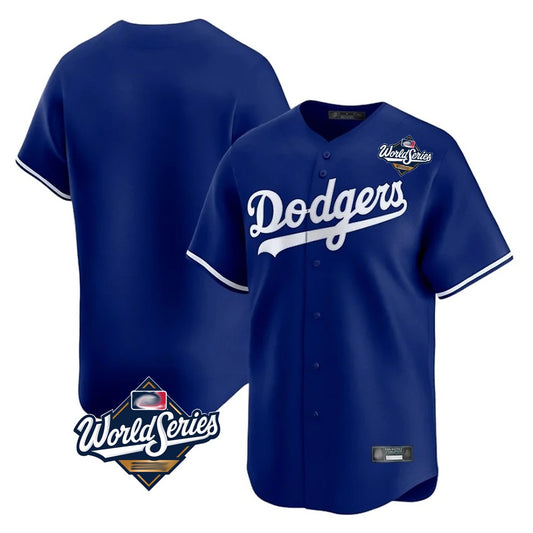 Los Angeles Dodgers Blank Player Royal RONA Limited Home World Series Stitched Jerseys