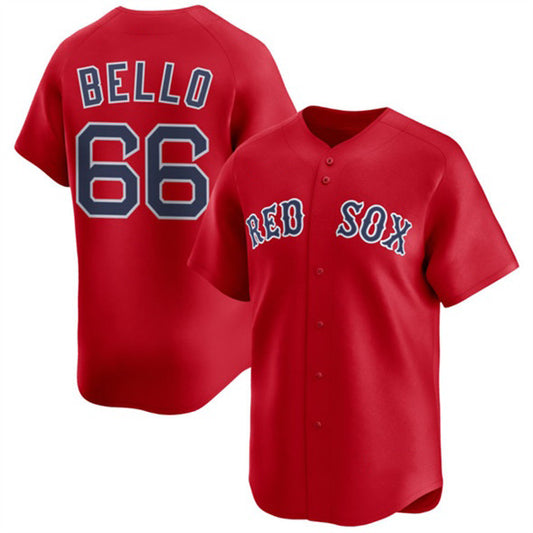 Boston Red Sox #66 Brayan Bello Red RONA 2024 Alternate Limited Stitched Jersey