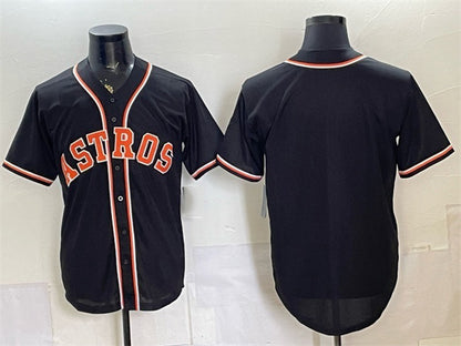 Houston Astros Blank 2026 Fashion Replica Black RONA Out Stitched Jersey