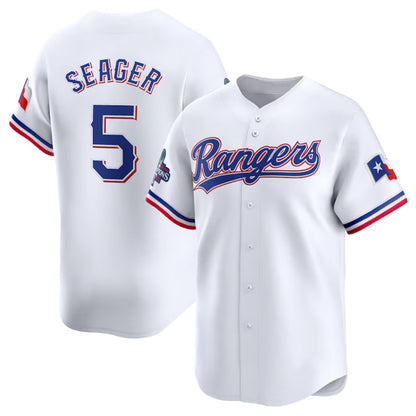 Texas Rangers #5 Corey Seager White RONA 2023 World Series Champions Stitched Jersey