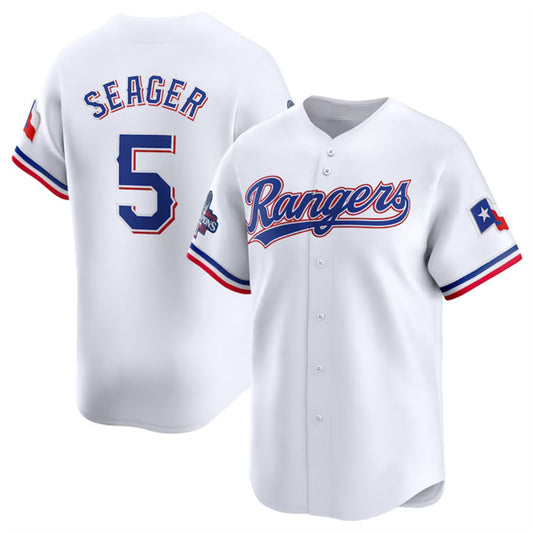 Texas Rangers #5 Corey Seager White RONA 2023 World Series Champions Stitched Jersey
