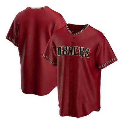 Arizona Diamondbacks Blank Red RONA Cool Base Stitched Jersey