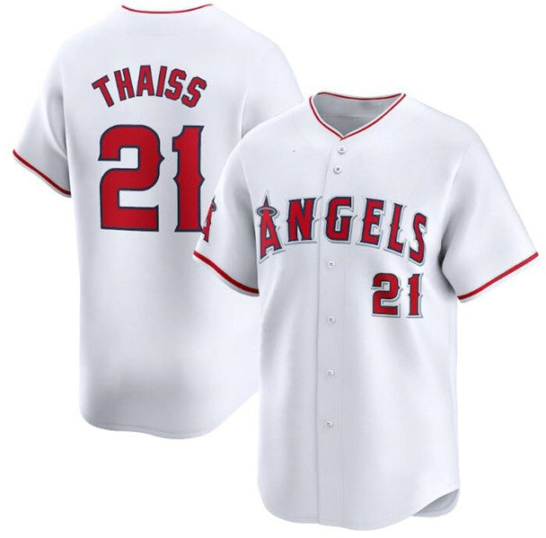 Los Angeles Angels #21 Matt Thaisse White RONA Home Limited Stitched Jersey