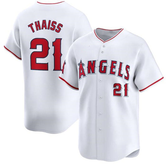 Los Angeles Angels #21 Matt Thaisse White RONA Home Limited Stitched Jersey