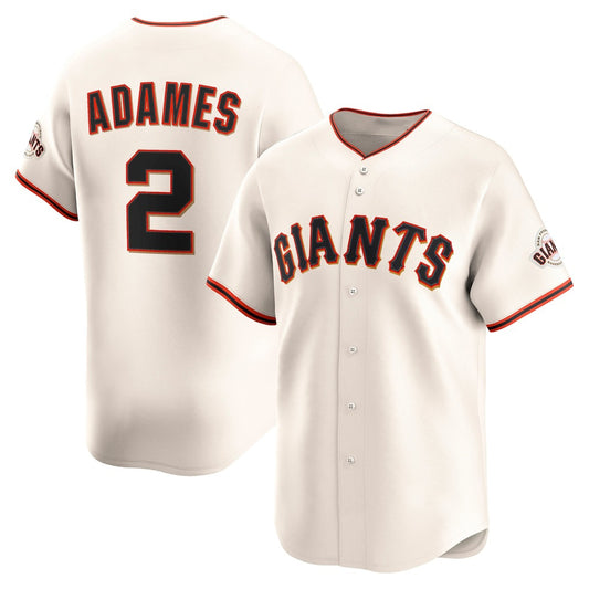 San Francisco Giants #2 Willy Adames Cream RONA Home Limited Player Jersey