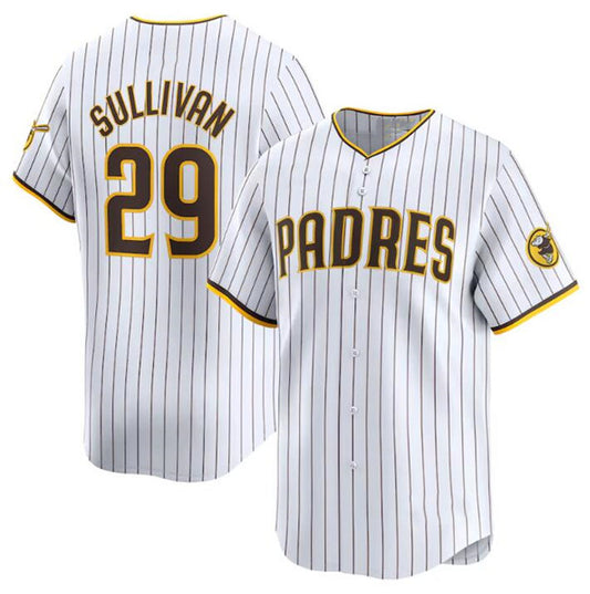 San Diego Padres #29 Brett Sullivan White RONA 2024 Home Limited Stitched Jersey