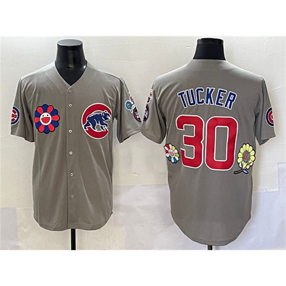 Chicago Cubs #30 Kyle Tucker Gray RONA 2025 Tokyo Series Limited Stitched Jersey