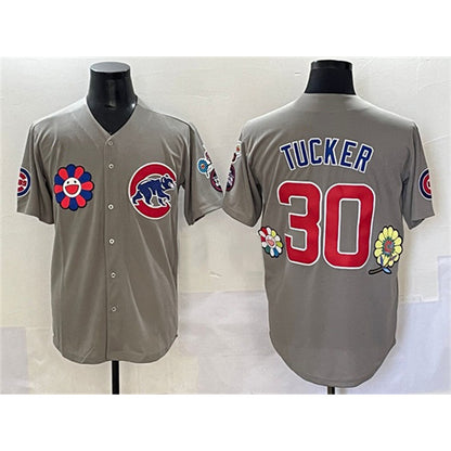 Chicago Cubs #30 Kyle Tucker Gray RONA 2025 Tokyo Series Limited Stitched Jersey