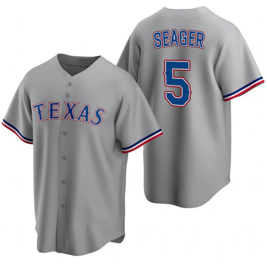 Texas Rangers #5 Corey Seager Gray RONA Cool Base Stitched Jersey